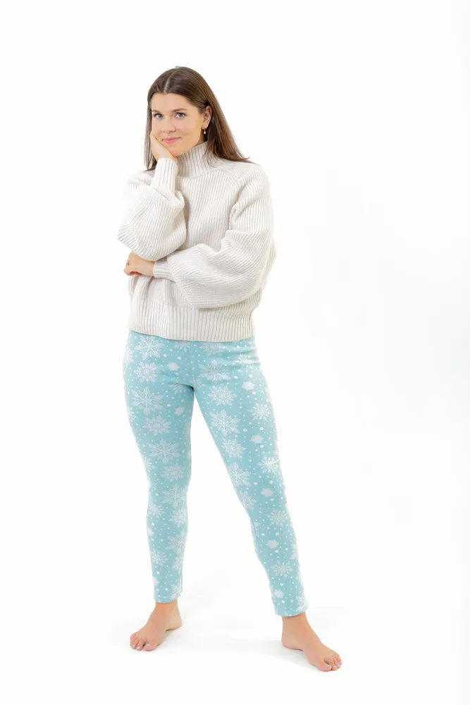 Blue Arctic - Cozy Lined Leggings