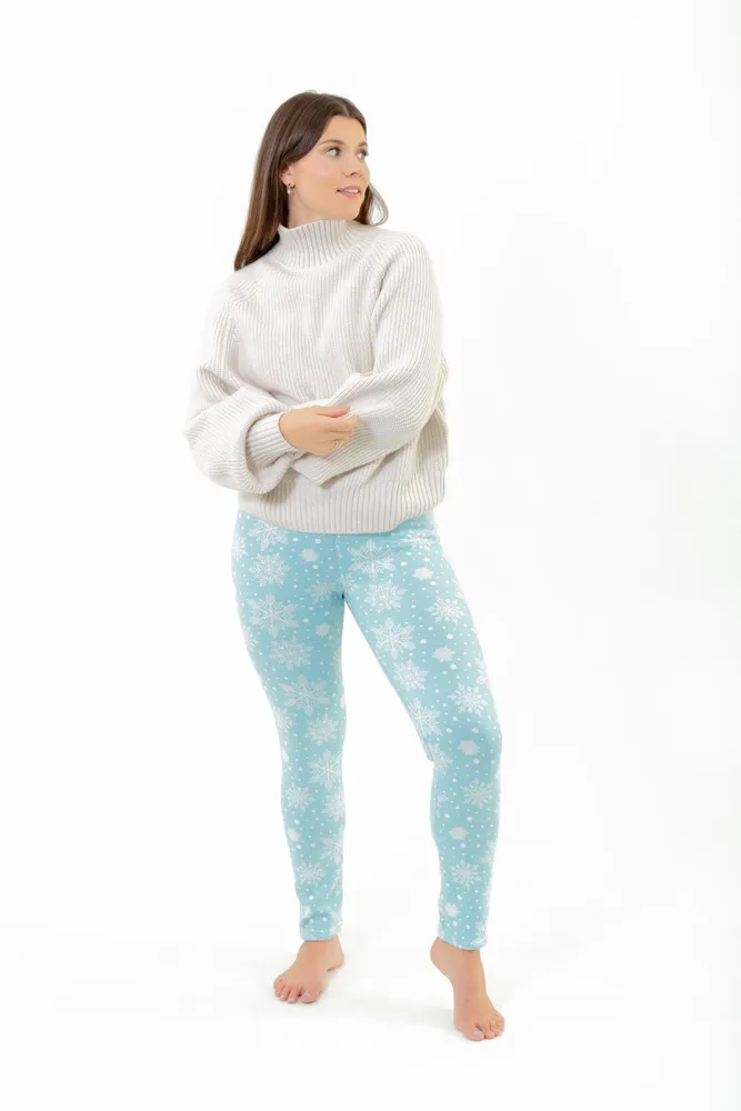 Blue Arctic - Cozy Lined Leggings