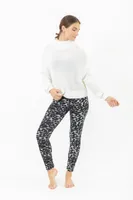 Dark Leopard - Cozy Lined Leggings