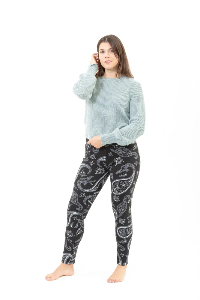 Black Lily - Cozy Lined Leggings