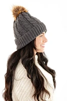 Dark Gray - Cozy Lined Hat