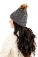 Dark Gray - Cozy Lined Hat