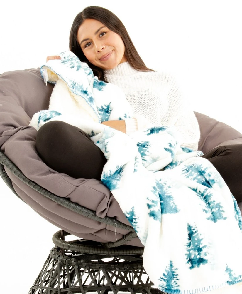 Winter Time - Sherpa Blanket