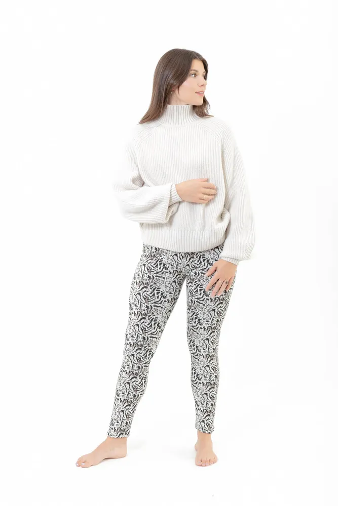 Tiger Print - Cozy Lined Leggings