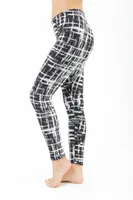 B&W Traces - Cozy Lined Leggings