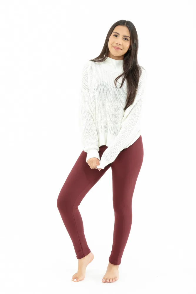 Burgundy - Cozy Lined