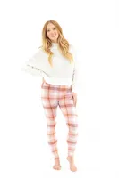 Chic Plaid - Cozy Lined Leggings