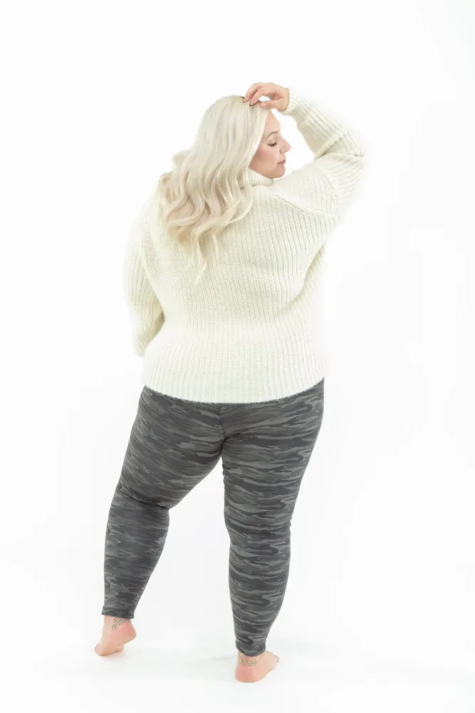 Night Camo - Cozy Lined Leggings