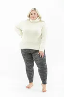 Night Camo - Cozy Lined Leggings