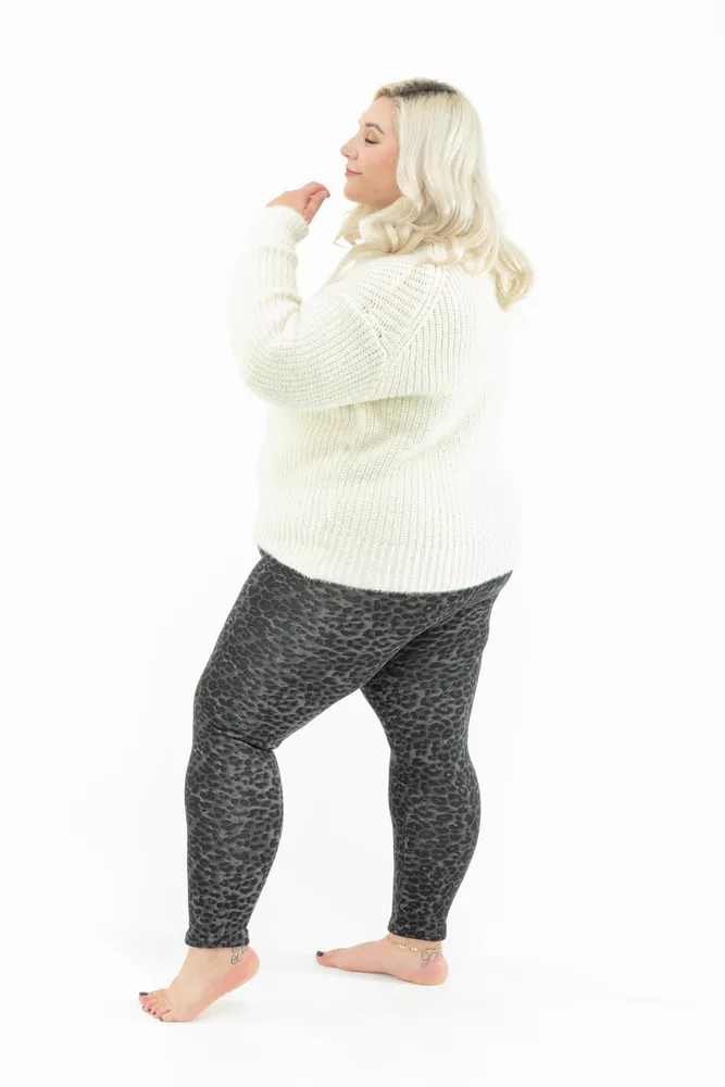 Black Leo - Cozy Lined Leggings