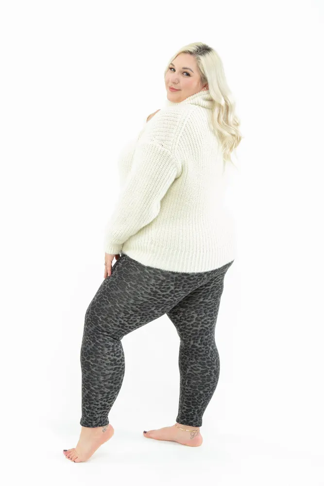 Black Leo - Cozy Lined Leggings