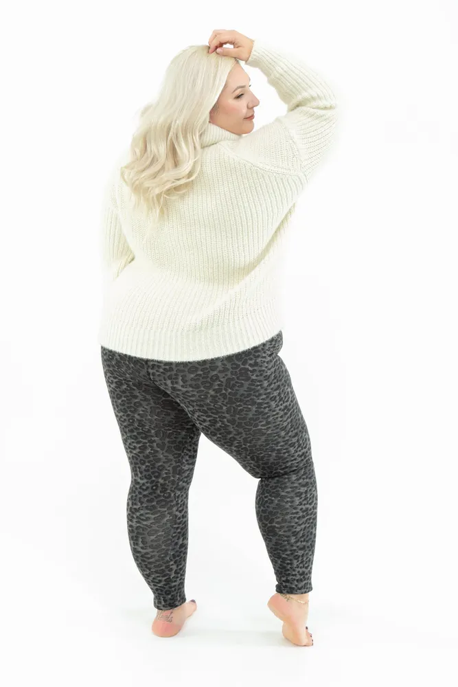 Black Leo - Cozy Lined Leggings