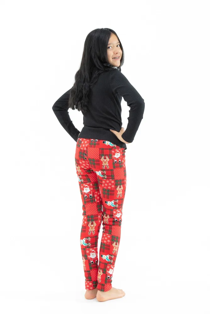 Funny Christmas Kid's- Cozy Lined Leggings