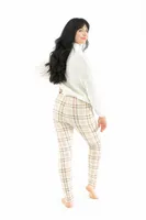 Retro plaid - Cozy Lined Leggings