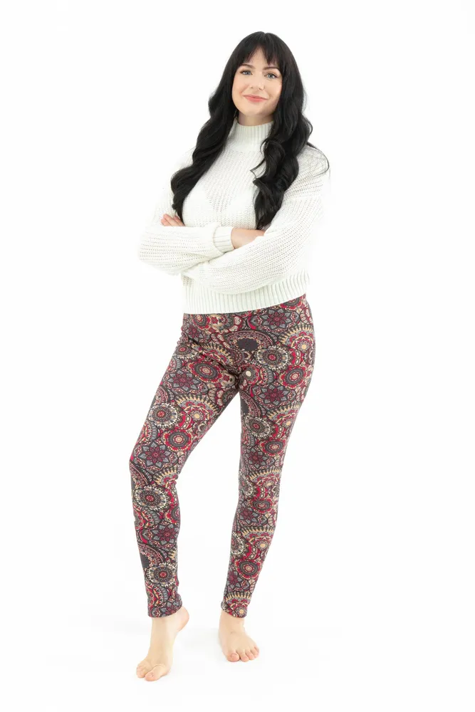 Mix Mandala - Cozy Lined Leggings