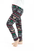 Lovely Reindeer Kid's - Cozy Lined Leggings