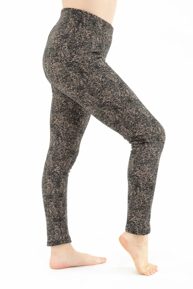 Brown Fleece Leggings -  Canada