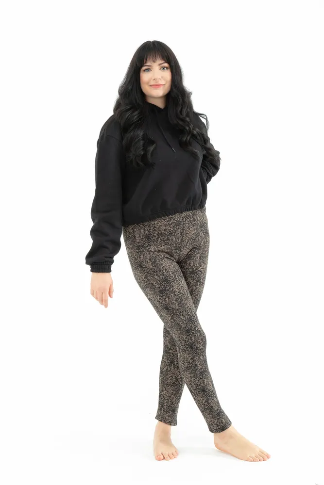 Brown Cosmo - Cozy Lined Leggings