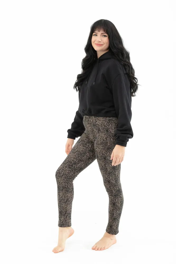 Brown Cosmo - Cozy Lined Leggings