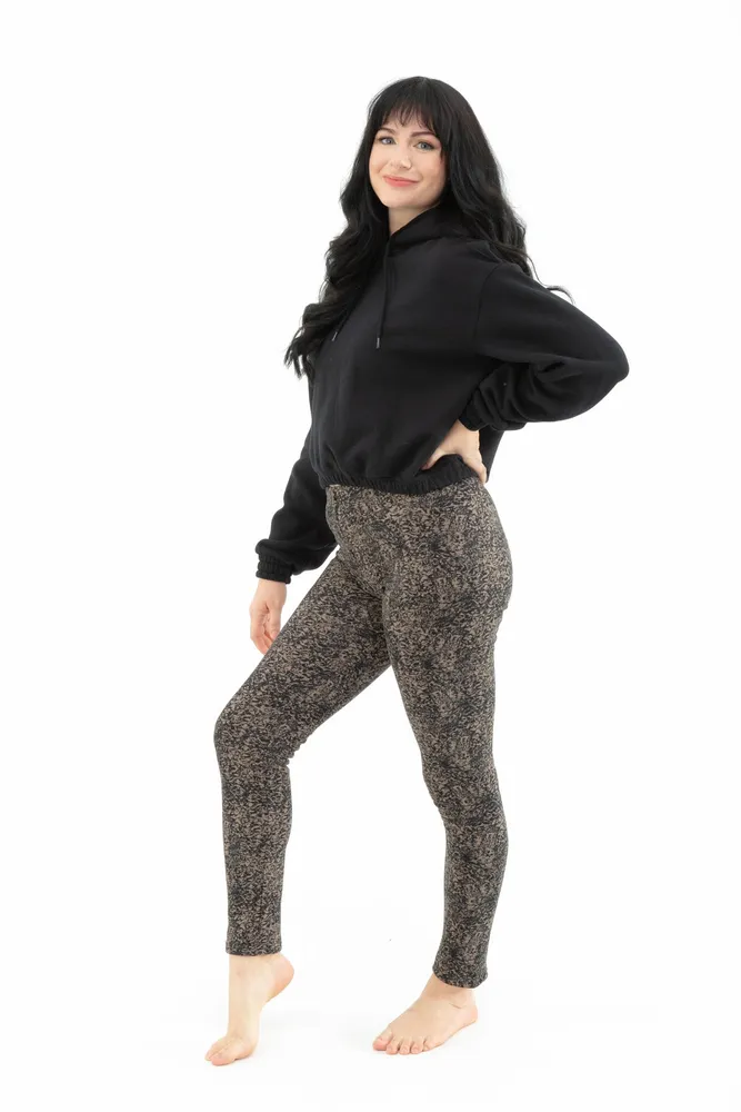 Brown Cosmo - Cozy Lined Leggings