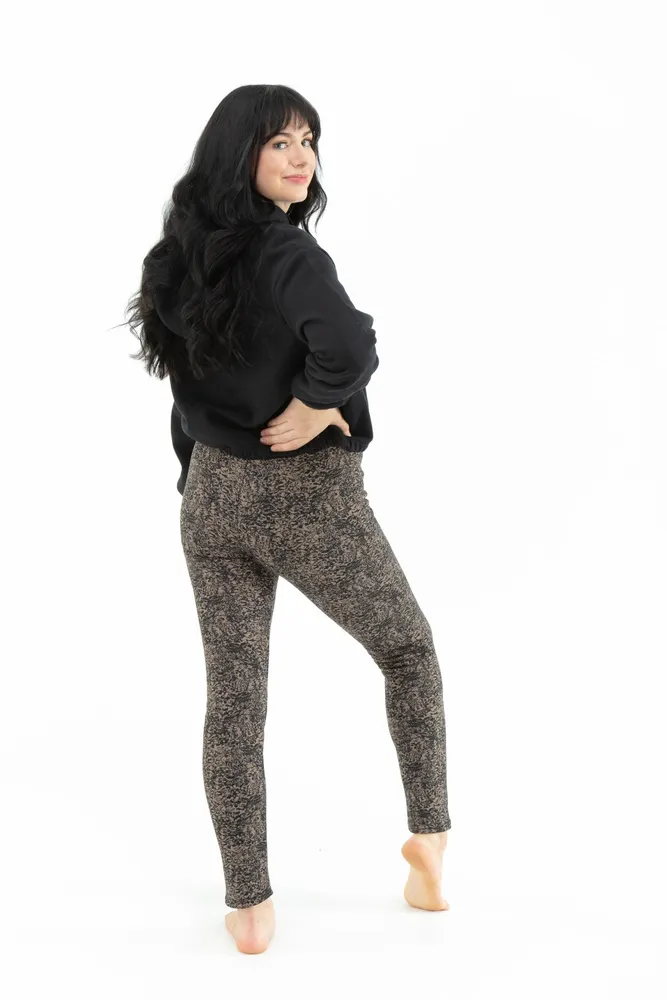 Brown Cosmo - Cozy Lined Leggings