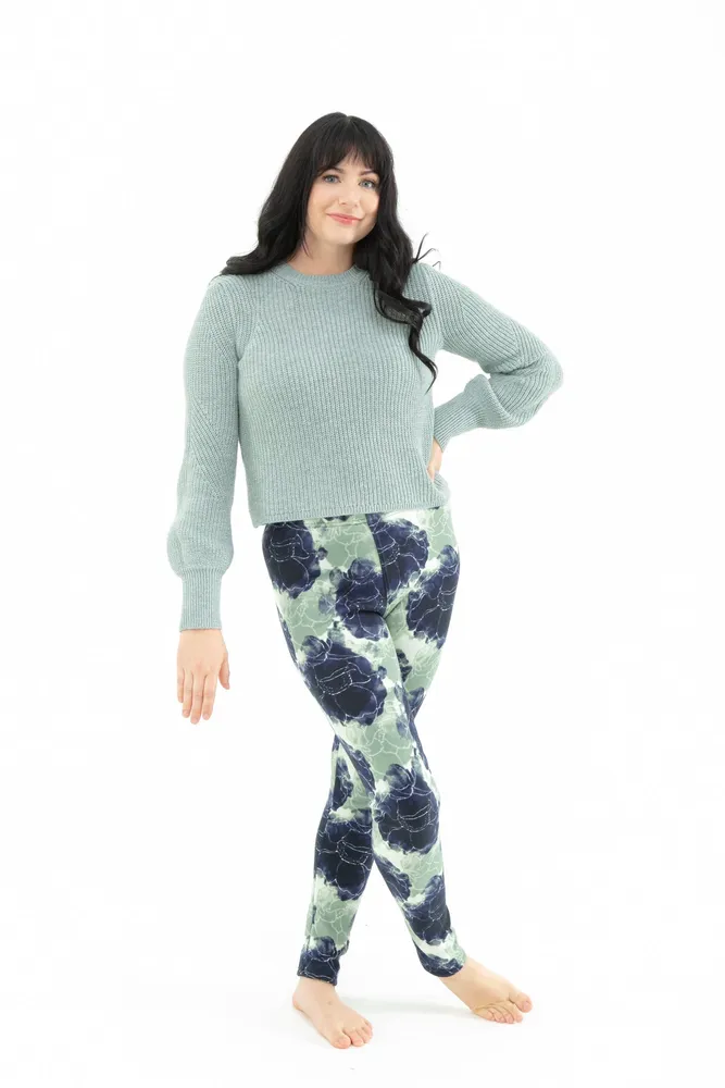 Artic Rose - Cozy Lined Leggings