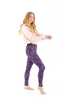 Purple Splash - Cozy Lined Leggings
