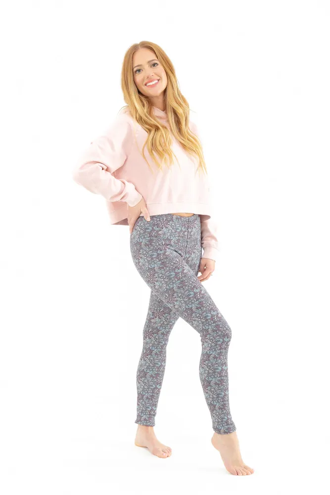 Floral - Cozy Lined Leggings