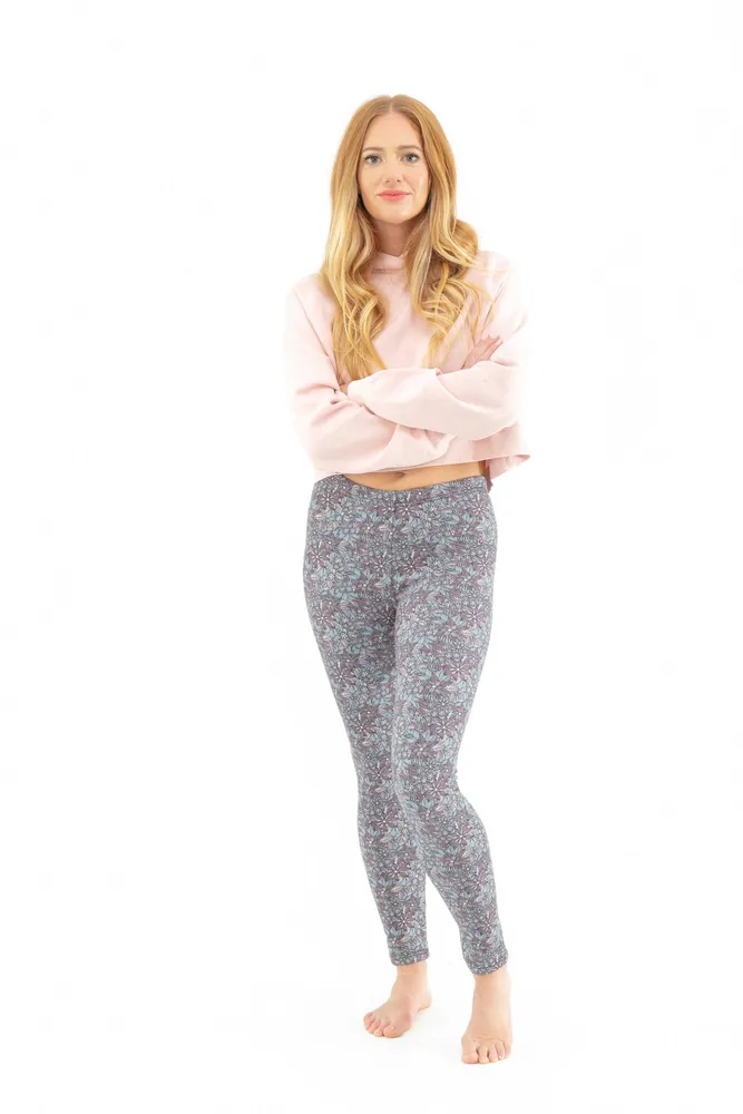 Floral - Cozy Lined Leggings