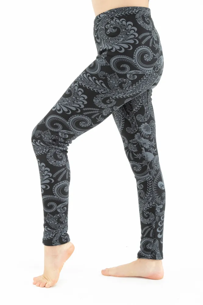 Seamless Ribbed Fleece Lined Legging