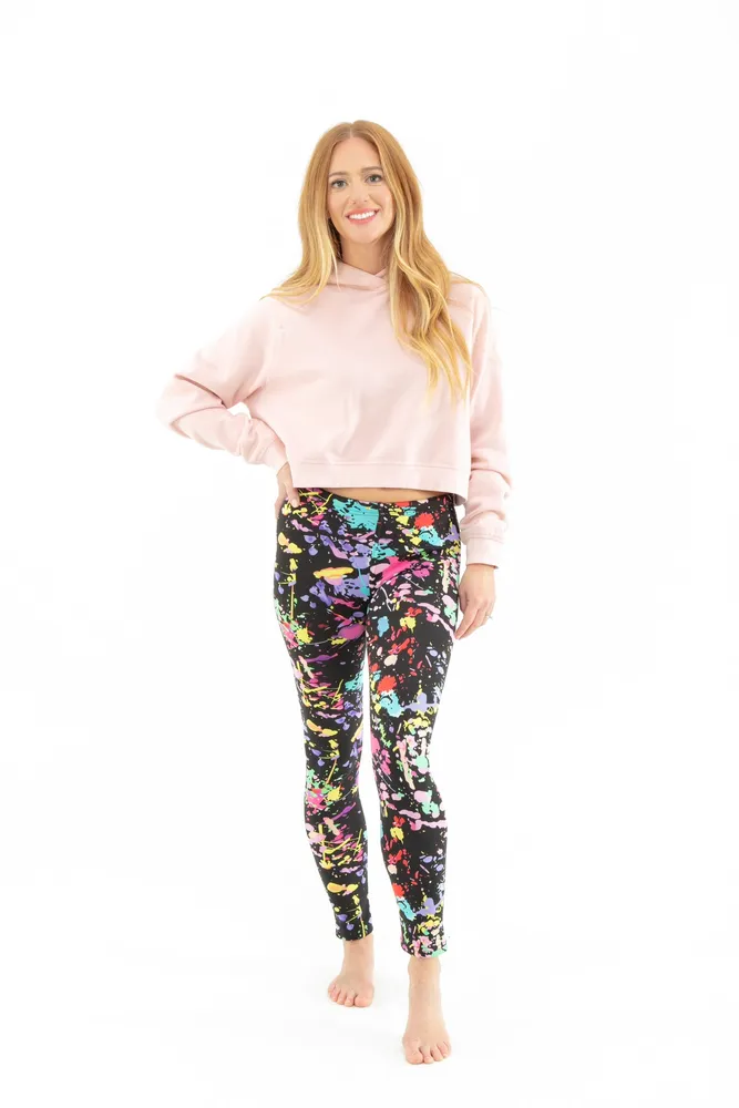 Colorful Doodles - Cozy Lined Leggings