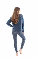 Blue Checkers - Cozy Lined