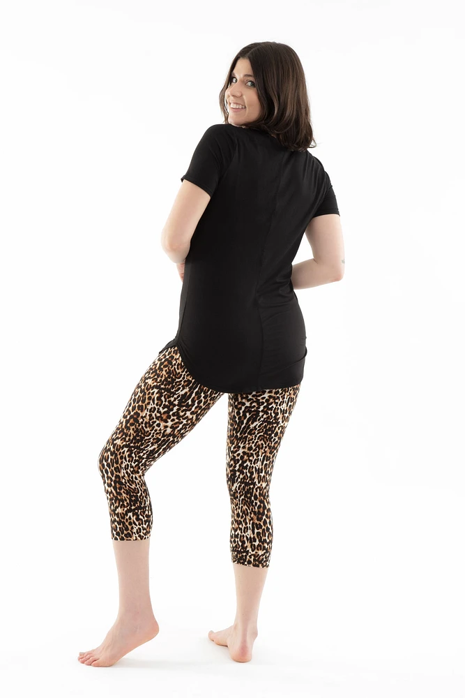 Cute Leopard - Capris