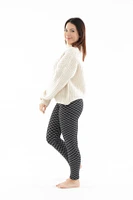 B&W Squares - Cozy Lined Leggings