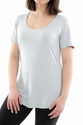 Platinum - Short Sleeve Tunic Top