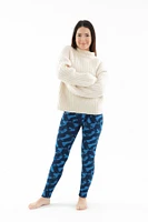 Blue Art - Cozy Lined Leggings