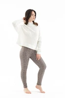 Brown Parquet - Cozy Lined Leggings