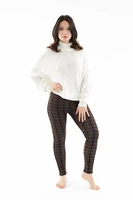 Royal Tartan - Cozy Lined Leggings