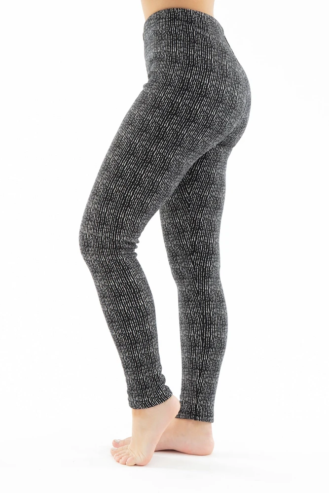 Cane Lines - Cozy Lined Leggings