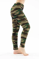 Green Camo - Cozy Lined