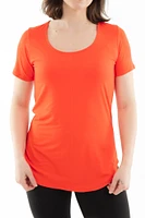 Scarlet - Short Sleeve Tunic Top