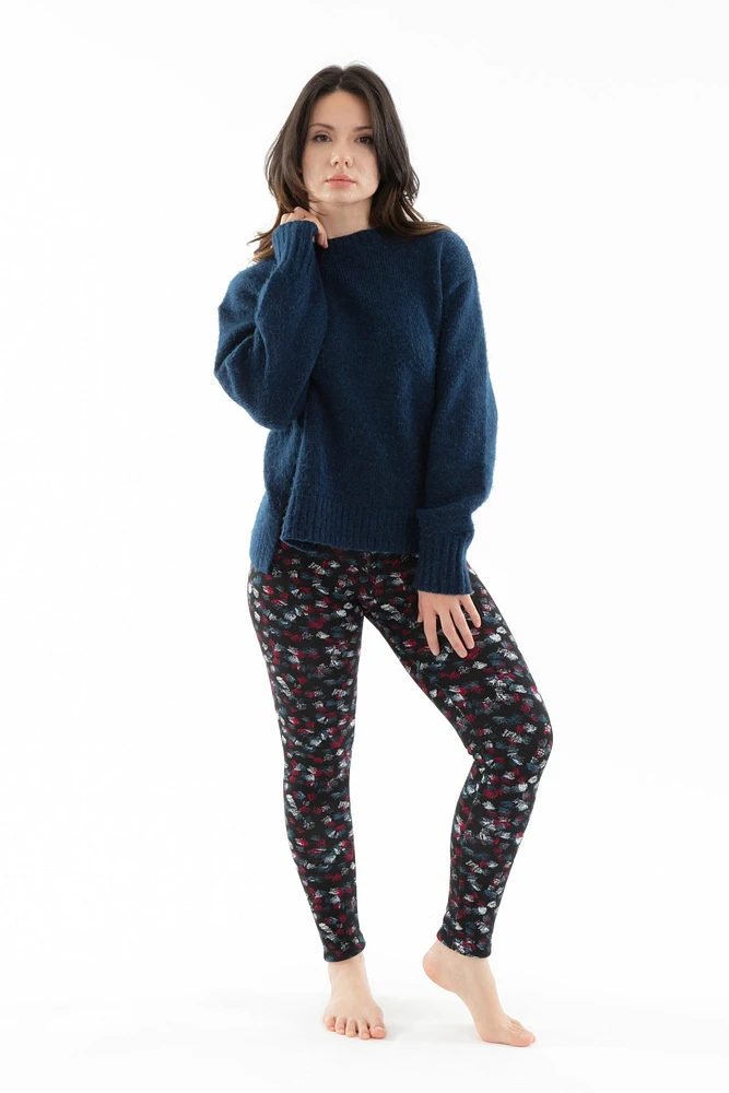 Flower Feel - Cozy Lined Leggings