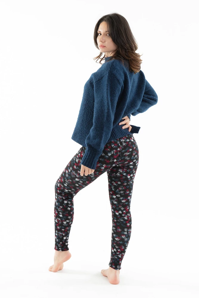 Flower Feel - Cozy Lined Leggings