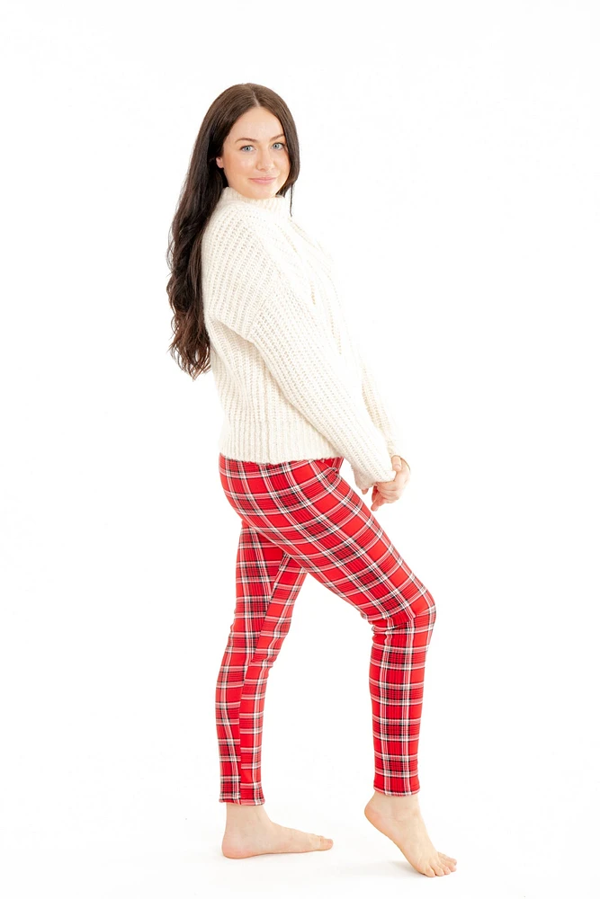 Red Checkers - Cozy Lined