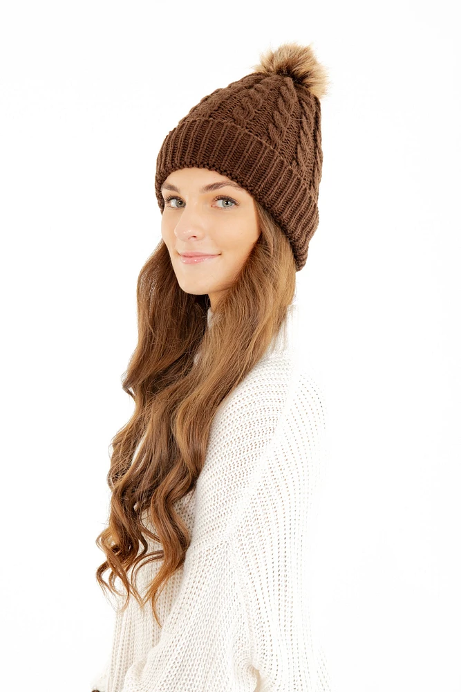 Black - Cozy Lined Hat