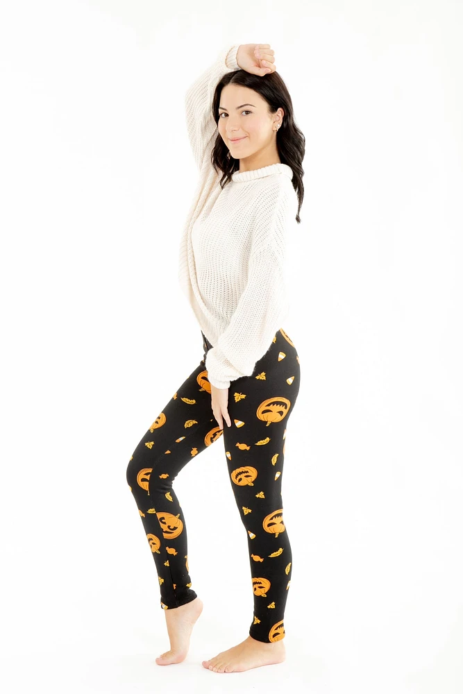 Trick & Treat Halloween - Cozy Lined Leggings