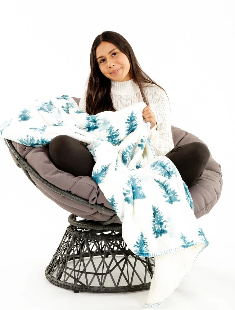 Winter Time - Sherpa Blanket