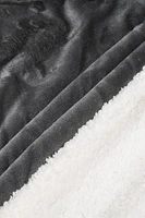 Dark Grey - Sherpa Blanket