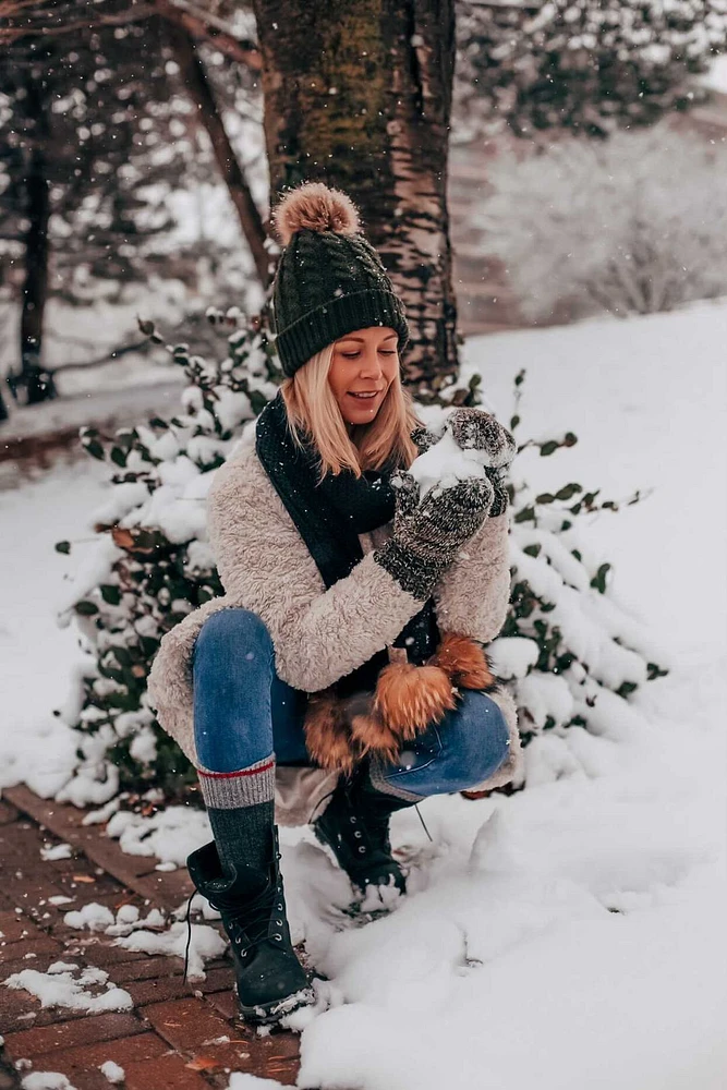 Black - Cozy Lined Hat