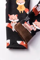 Comfy Fox Kid's - Cozy Lined Leggings